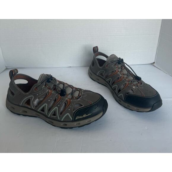 Eddie Bauer Mens Amphib Flat Water Brown Sport Outdoor‎ Hiking Sandals Sz 9.5 main image 5